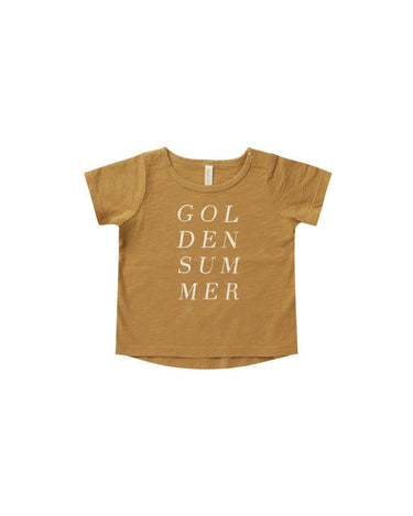 Rylee + Cru Basic Tee, Golden Summer